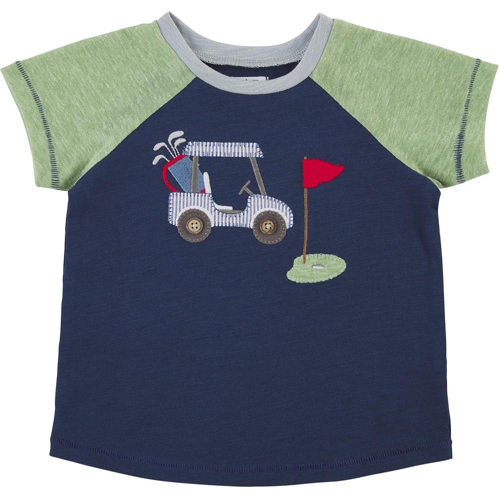 imageMud Pie Baby Toddler Boy Golf Short Sleeve TShirtGolf Cart