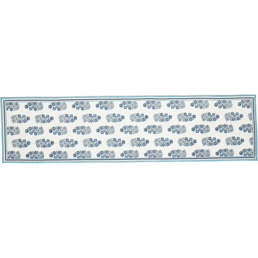 imageMud Pie Block Print Table Runner 18quot X 72quot