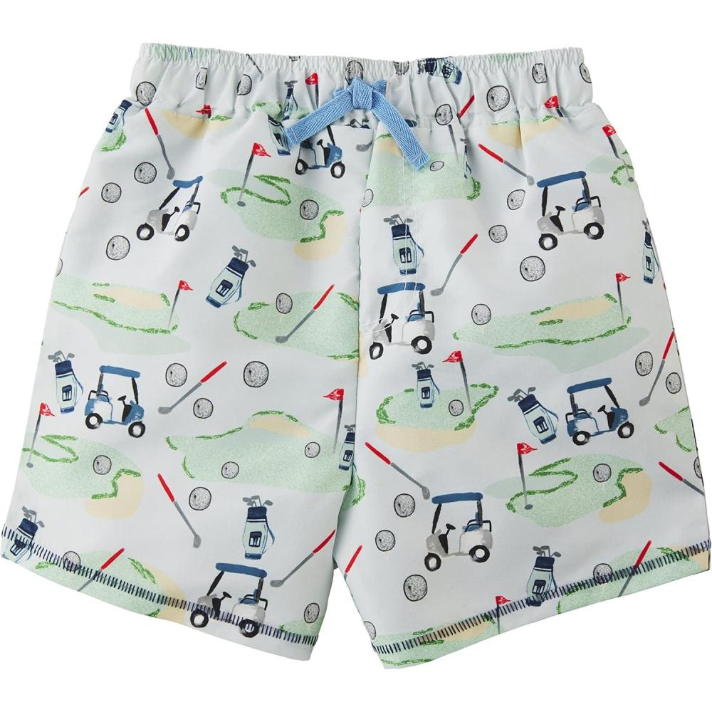 imageMud Pie Boys Toddler Swim TrunksGolf