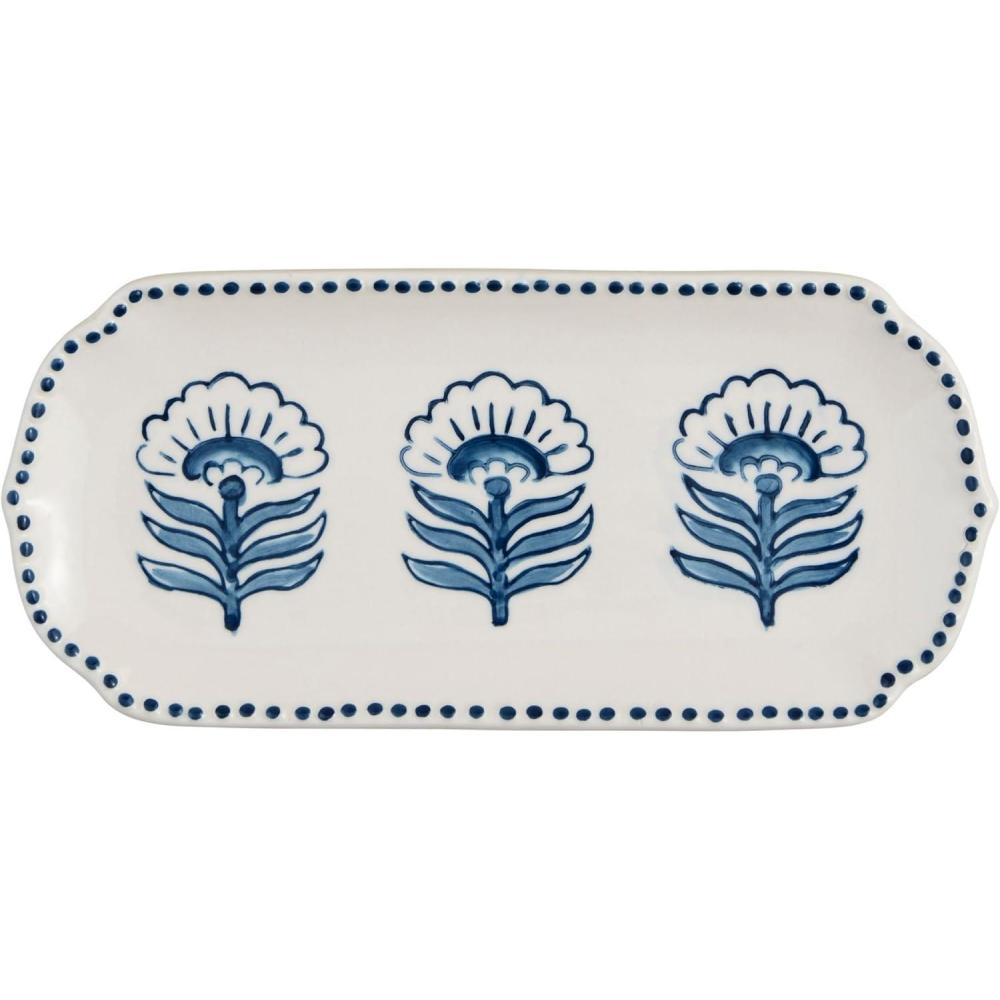imageMud Pie Buti Print Everything Tray 4quot x 9quot