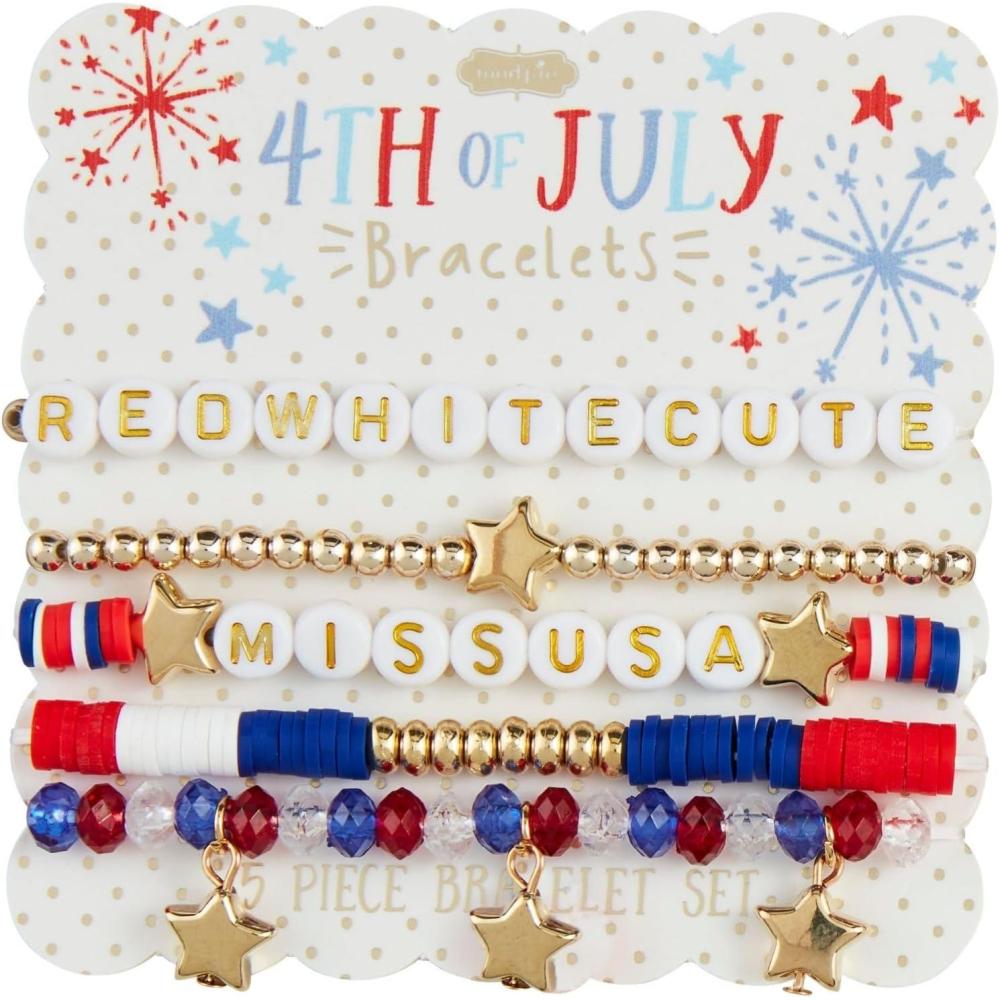 imageMud Pie Childrens Miss Usa Bracelets