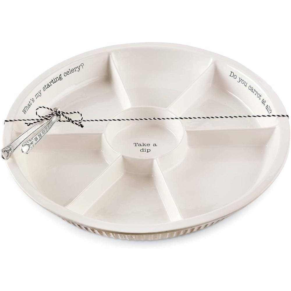 imageMud Pie Circa Chip N Dip Set Veggie Dip SetVeggie Dip Set