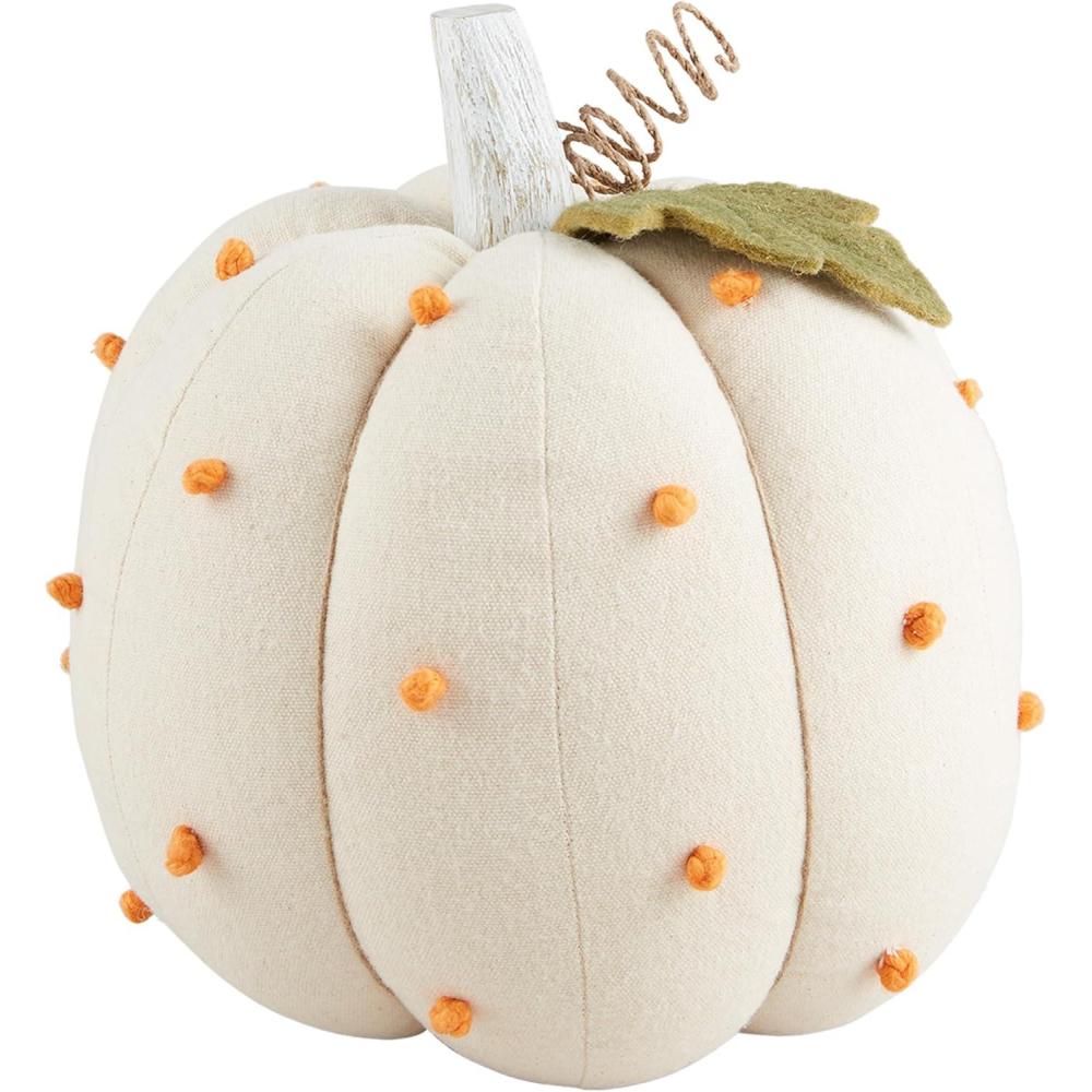 imageMud Pie Dotted Stuffed Pumpkin Cream