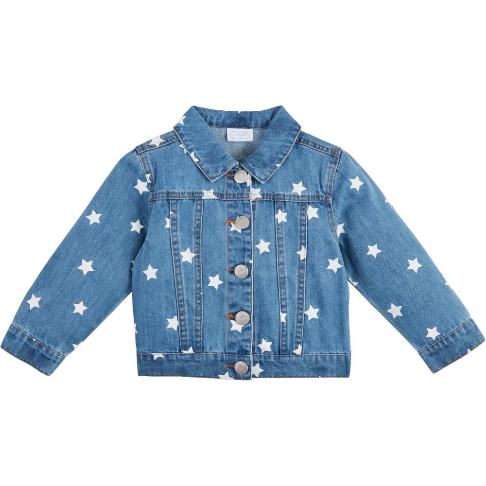 imageMud Pie Girls Childrens Denim Star JacketStars