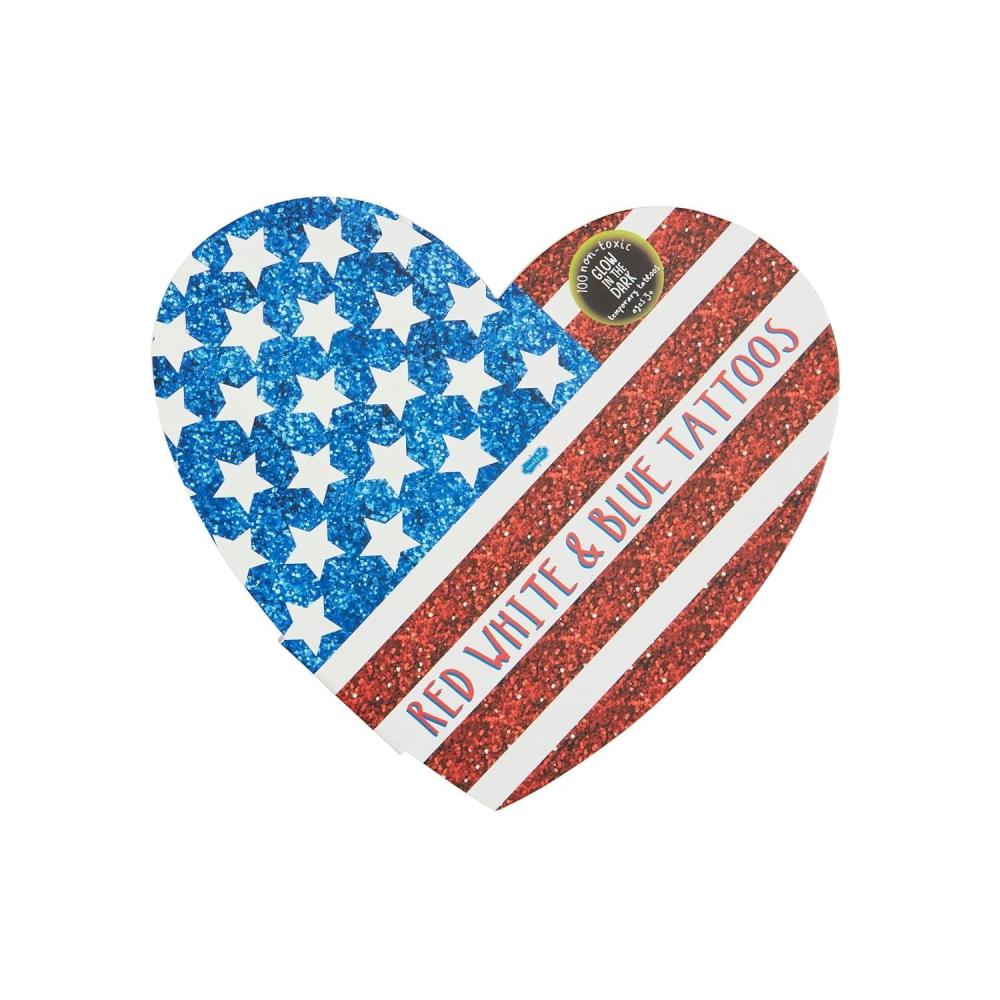 imageMud Pie Heart July 4Th Tattoo Book