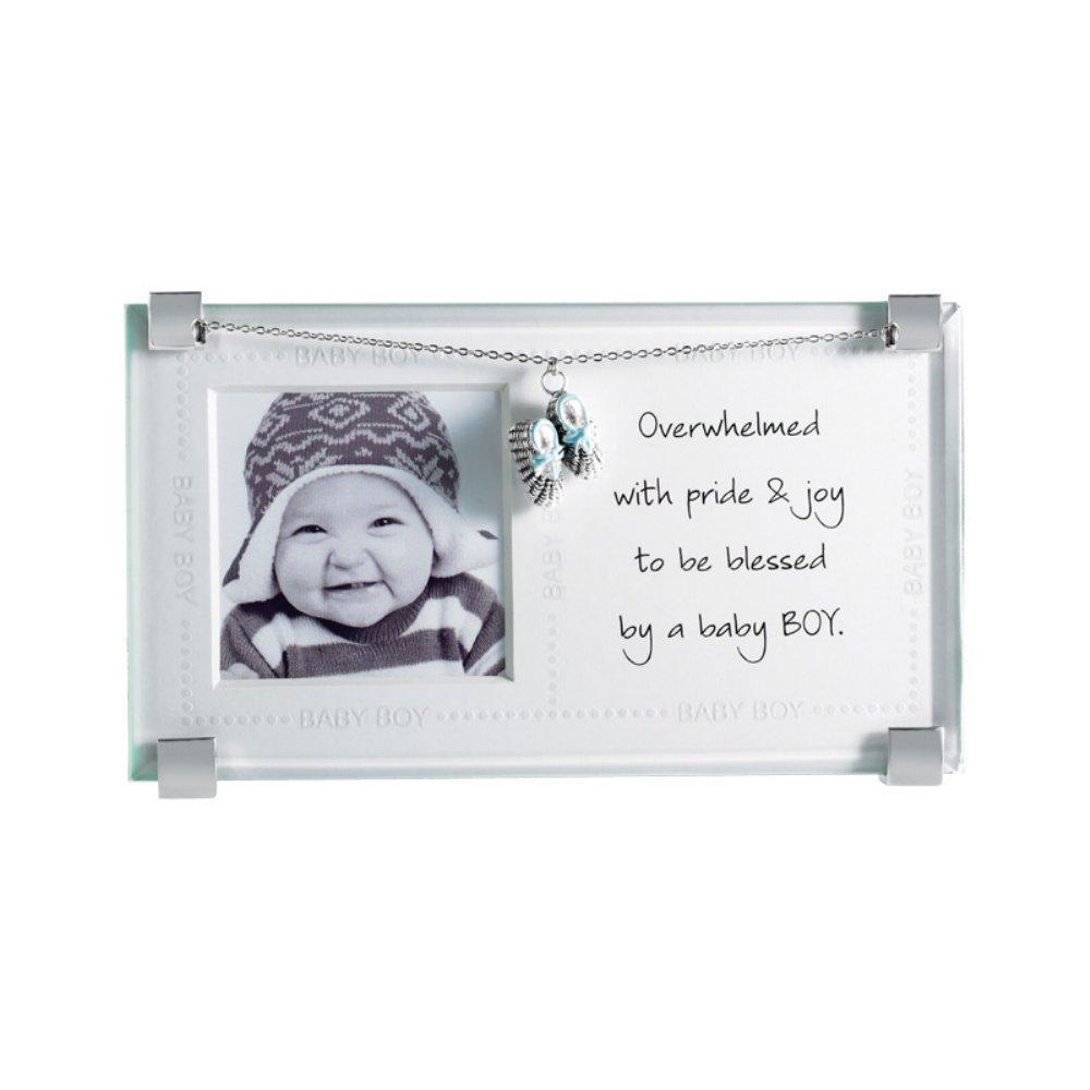 imageMud Pie New Baby Clip Frame Boy 35 X 625quotWhite