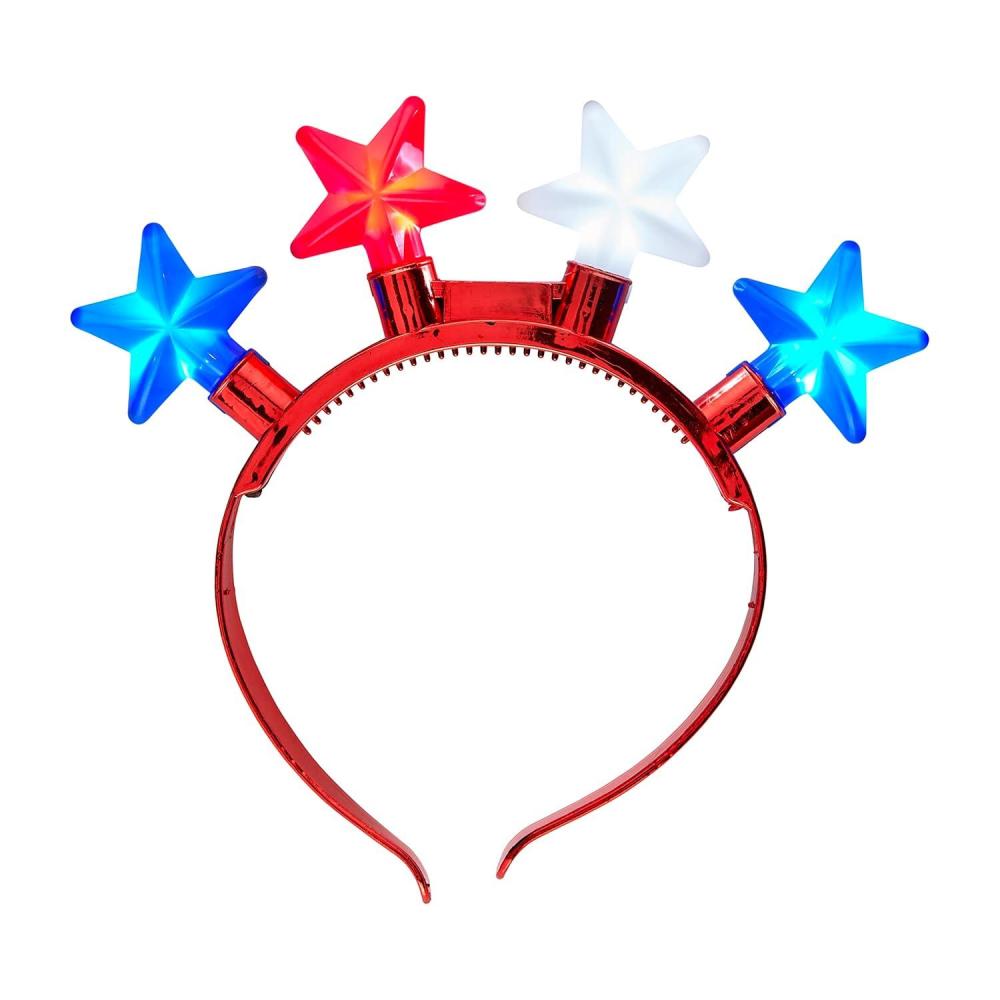imageMud Pie Red Light Up Star Headband