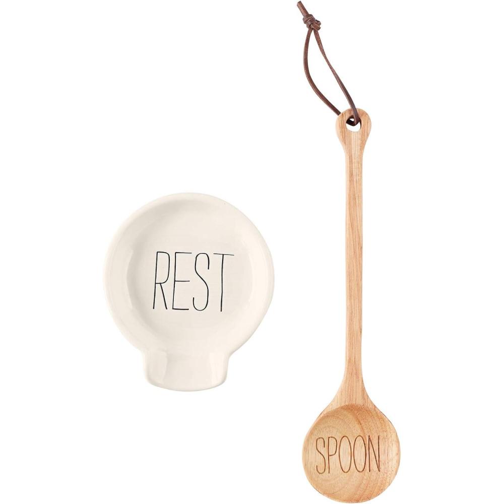 imageMud Pie Rest Set of 2 Spoon Set One SizeCream Rest