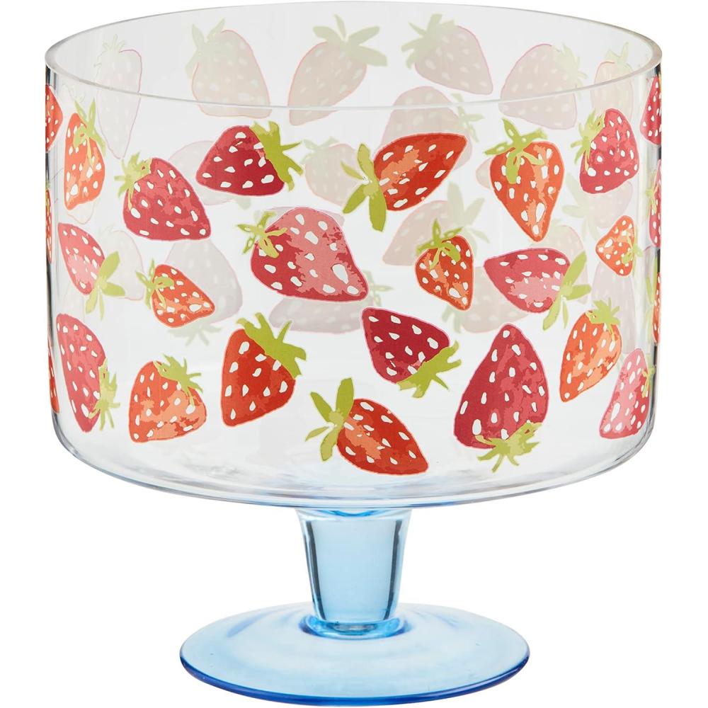 imageMud Pie Strawberry Trifle Bowl 825quot X 85quot