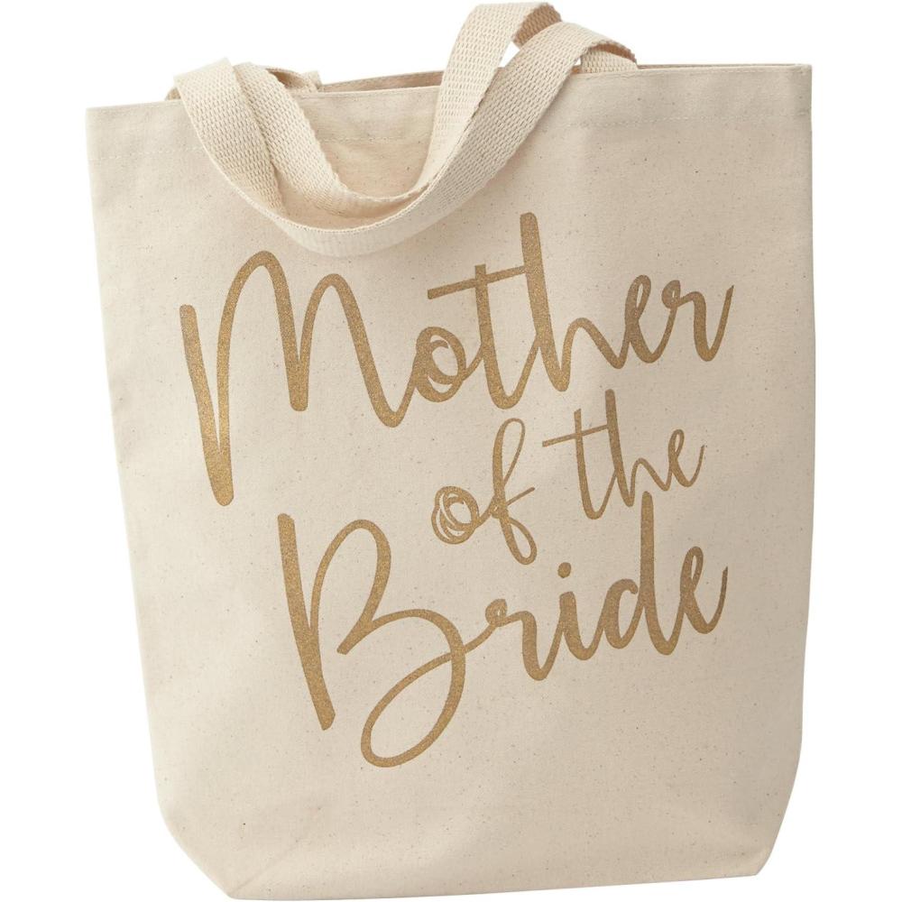 imageMud Pie Wedding Mrs Canvas Tote BagMother of Bride