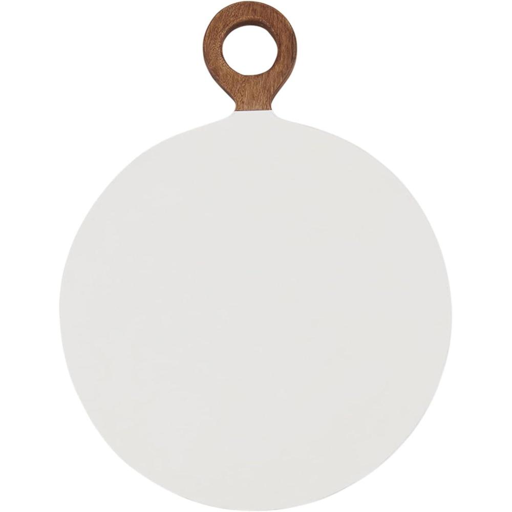 imageMud Pie WhiteWooden Loop Handle Board Small 16quot x 21quotWhite