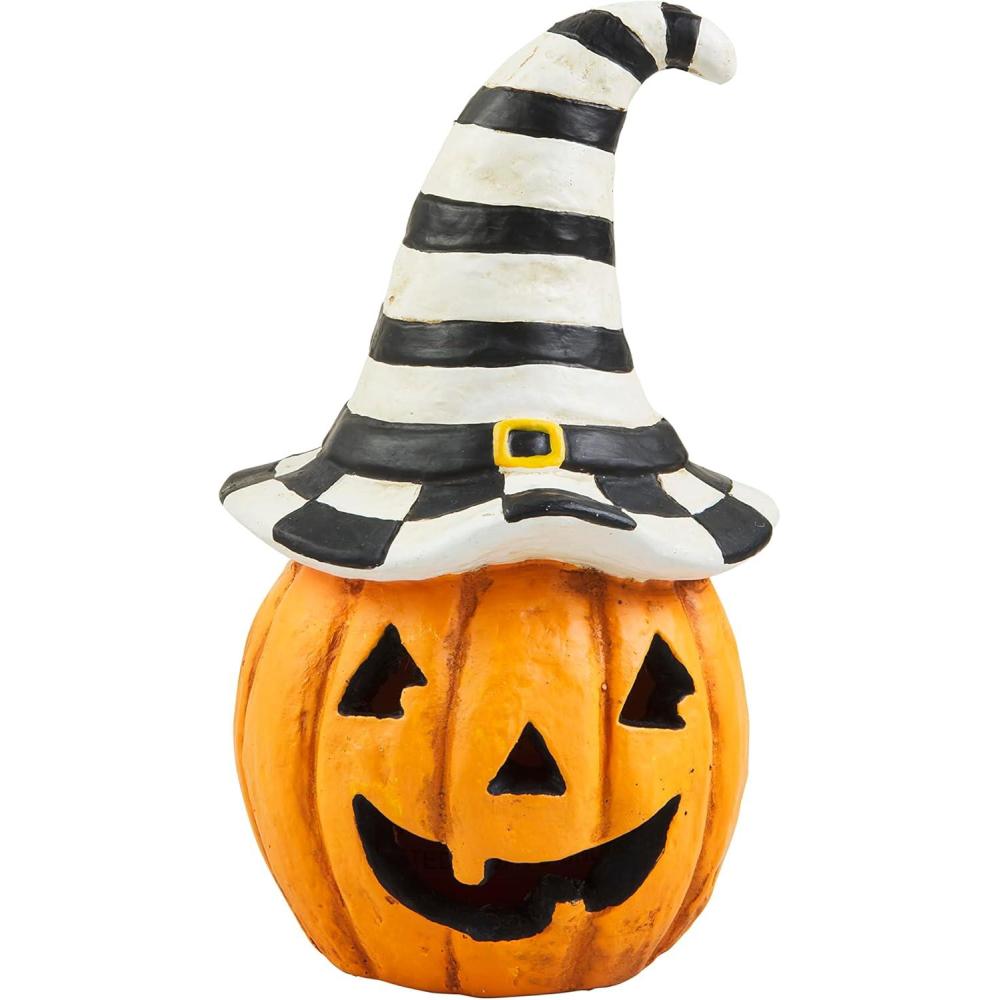 imageMud Pie Witch Lantern Pumpkin 825quot x 375quotPumpkin