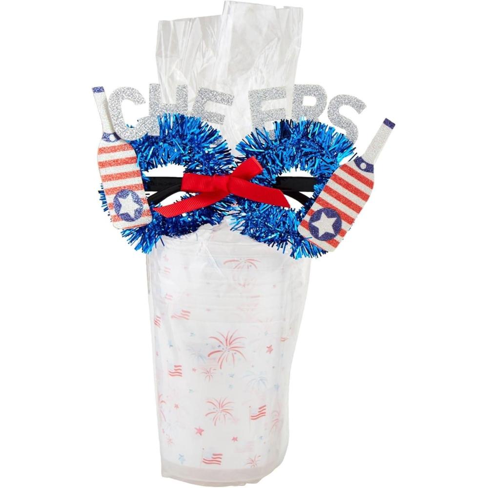 imageMud Pie Womens 4Th Of July Party Cup Set White