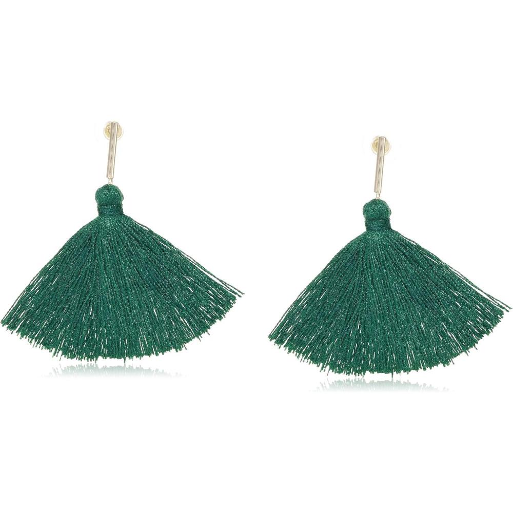 imageMud Pie Womens Holiday Earrings Green One Size