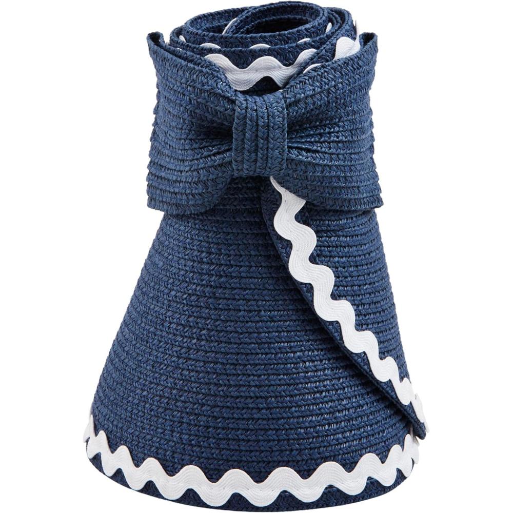 imageMud Pie Womens RIC Rac VisorBlue