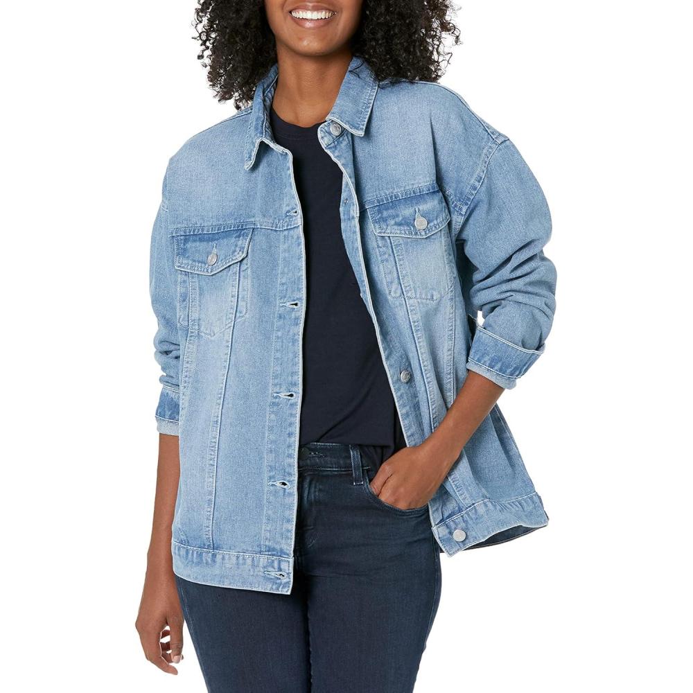 imageMud Pie Womens Shaw Boyfriend JacketBlue