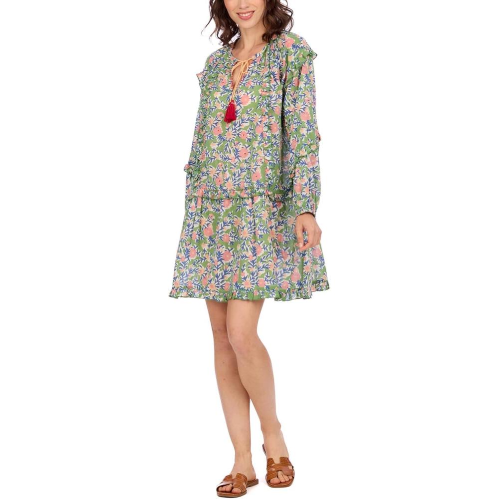 imageMud Pie Womens Shawna Tunic DressGreen