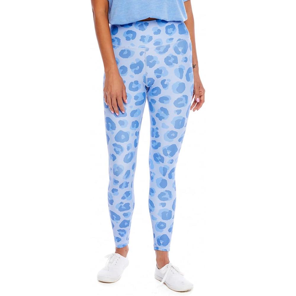 imageMud Pie Ziggy Womens HighWaisted LeggingsBlue Leopard