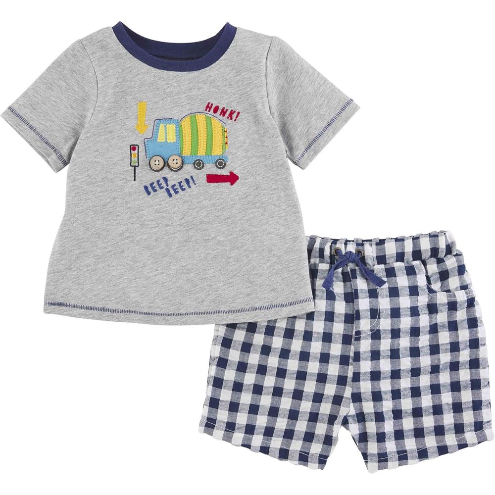 imageMud Pie babyboys Short SetMud Pie Short SetConstruction