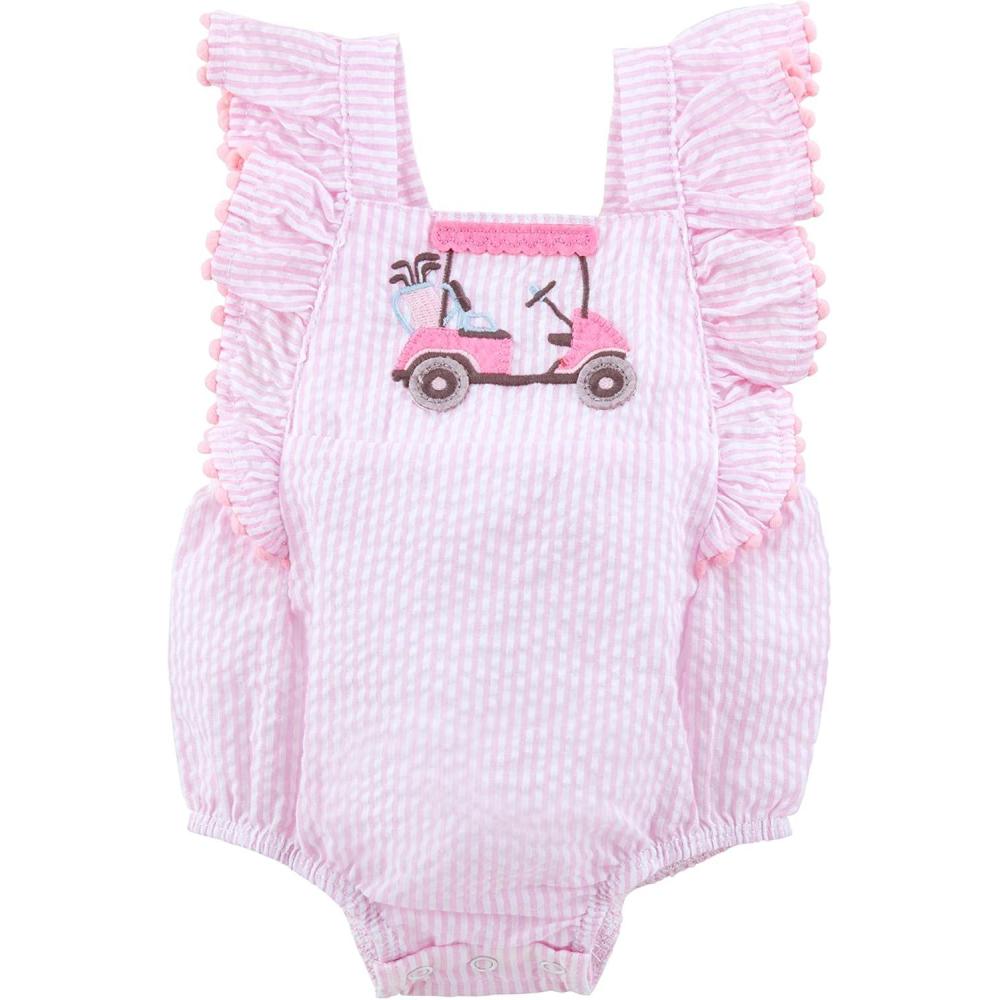 imageMud Pie babygirls Baby Girl Golf Cart BubbleGolf Cart