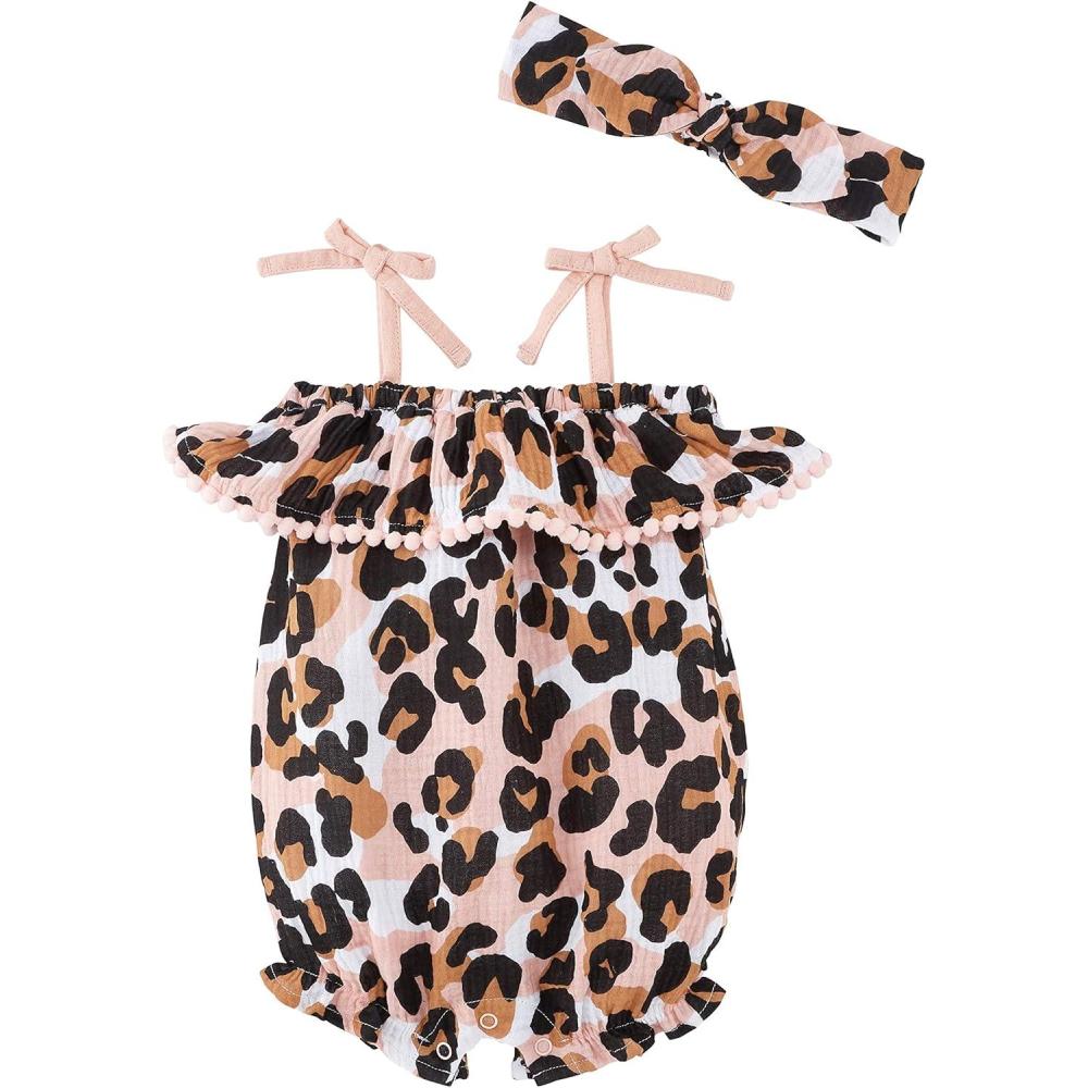imageMud Pie babygirls Bubble and HeadbandLeopard