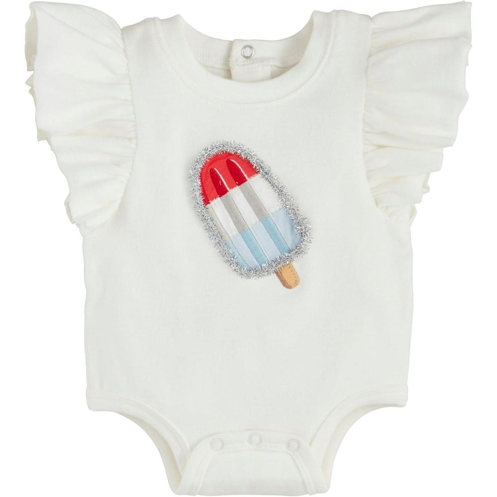 imageMud Pie babygirls Childrens Assorted Girl CrawlersPopsicle
