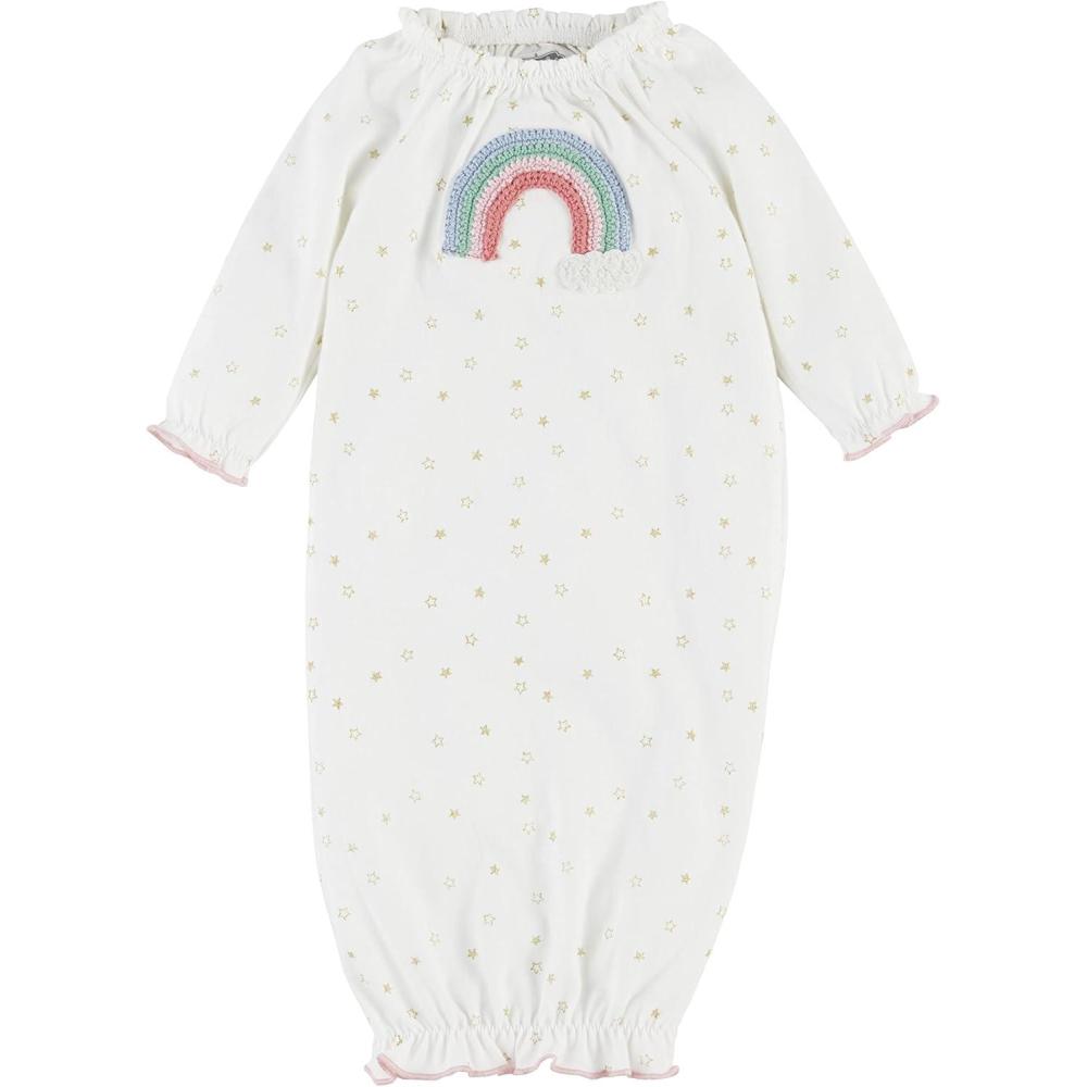 imageMud Pie babygirls Long SleevesCrochet Rainbow