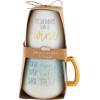 BLUE MOM SILICONE WINE MUG SET