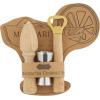 Mud Pie 48600153 Margarita Cocktail Set, juicer Jigger 2.75″ | Bottle Opener 6.5″, 50, Tan