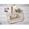 ‘Mud Pie 8613230 ”Bride Gold Sequin Tote'(Gold Bride)