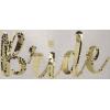 ‘Mud Pie 8613230 ”Bride Gold Sequin Tote'(Gold Bride)