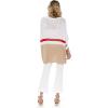 Mud Pie Addy Women’s Stripe Knit Pullover(Navy)
