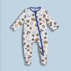 Mud Pie Baby Boys Footed Sleeper(Blue Cookie)