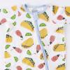 Mud Pie Baby Food Sleeper, Taco, 0-3 Months