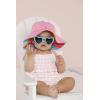 Mud Pie Baby Girl Hat & Sunglasses Set(Pink)