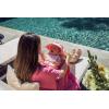 Mud Pie Baby Girl Hat & Sunglasses Set(Pink Polka Dot)