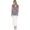 Mud Pie Baby Girls Arielle Women’s Ruffle Tank Top(Blue)