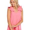 Mud Pie Baby Girls Cece Women’s Sleeveless Ruffle Dress(Pink)