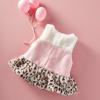 Mud Pie Baby Girls’ Layered Leopard Vest(Multicolor)