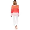 Mud Pie Barker Women’s Button Down Cardigan, Coral, Small/Medium