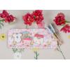 Mud Pie Berry Floral Melamine Set, tray 6″ x 15″ | tongs 7″, Pink