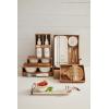 Mud Pie Bistro Boxed Cheese Set, board 8″ x 6″ | marker 4″, Brown