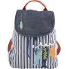 Mud Pie Boys Little Drawstring Backpack, Fishing, 11 1/2″ x 9 1/2″(Fishing)