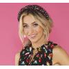 Mud Pie Braided Floral Headband, Black