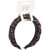Mud Pie Braided Floral Headband, Black