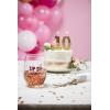 Mud Pie CONFETTI WINE GLASS SET(Pink)