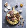 Mud Pie Charcuterie Board and Utensil Serving Set, Brown, utensil 5 3/4″