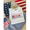 Mud Pie Children’s Flag Smocked Tee Short Set; 4T-5T