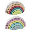 Mud Pie Children’s Stacking Rainbow Set, Blue