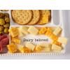 Mud Pie Circa Charcuterie Board, White, 11.75″ x 22″
